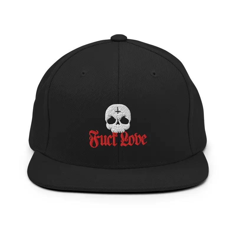 Fuck Love Skull Snapback